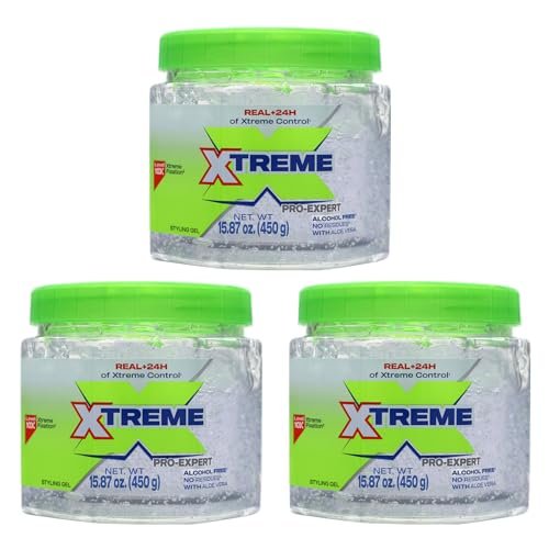 Xtreme Professional Styling Gel Clear Jar – Maximum Hold Hair Gel